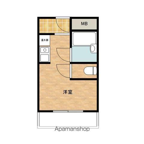 おおやマンションⅡ(1K/3階)の間取り写真