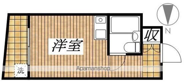 シャローム国分寺(ワンルーム/4階)の間取り写真