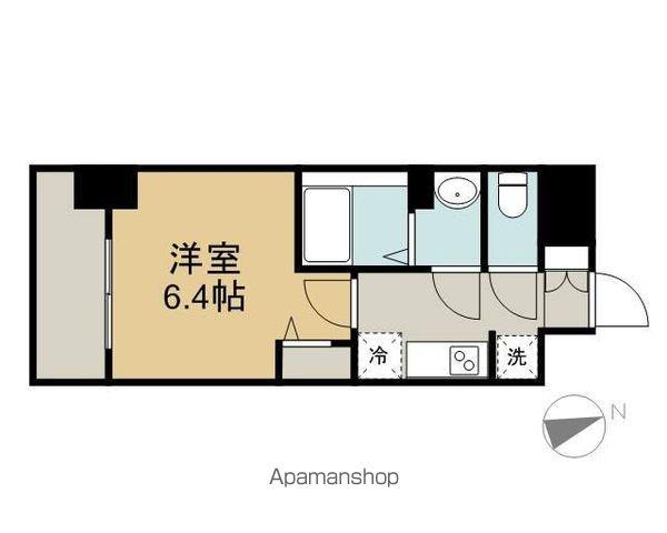 アステリ鶴舞トゥリア(1K/4階)の間取り写真