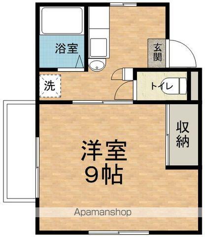 シャトレー大村(1K/1階)の間取り写真