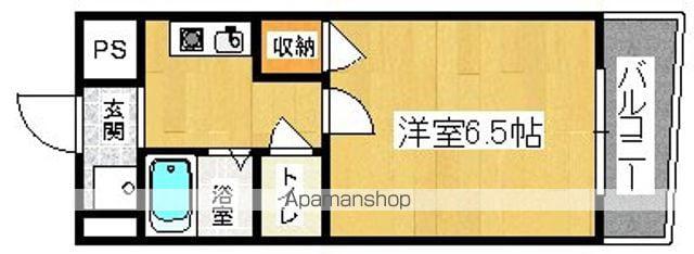 吉川美昌樹マンション(1K/1階)の間取り写真