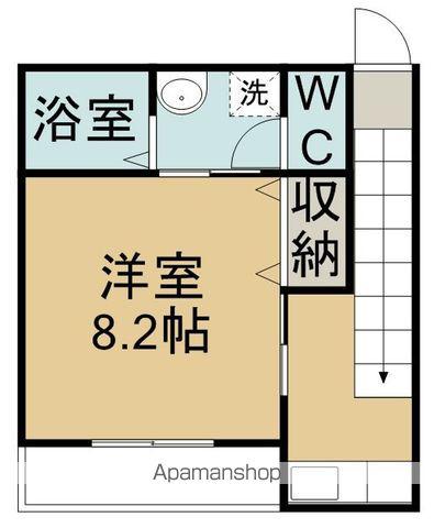 プロムナード志波町(1K/2階)の間取り写真