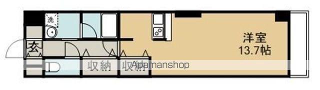 ELSEED(ワンルーム/4階)の間取り写真