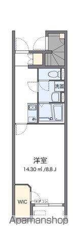 クレイノレガーロ(1K/1階)の間取り写真