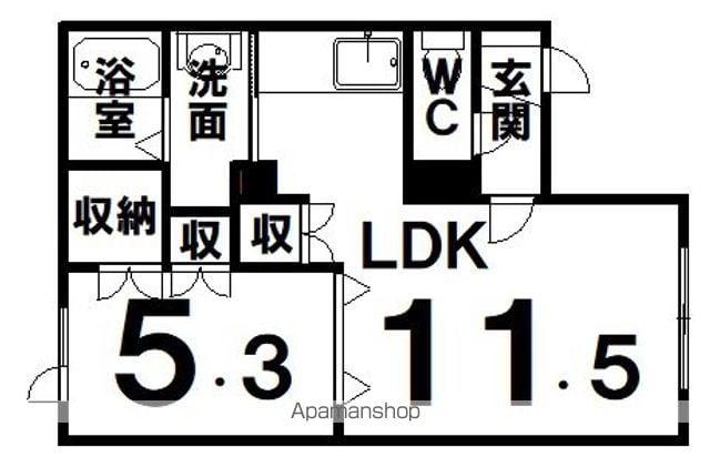 ハイム194(1LDK/2階)の間取り写真