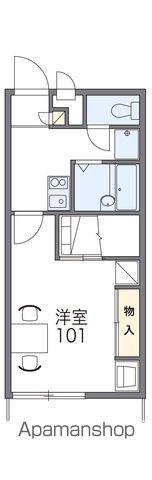 レオパレスビューティフルメナド(1K/2階)の間取り写真