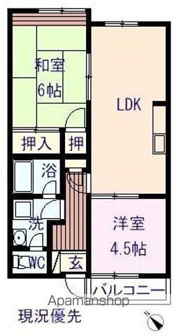 JCアネックス(2LDK/1階)の間取り写真