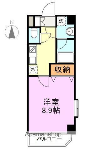 ノースLILAC(1K/3階)の間取り写真