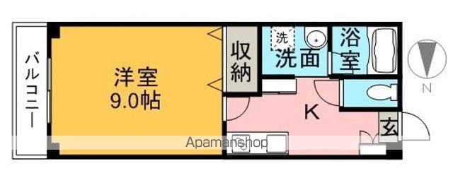 グランメゾントレビ(1K/3階)の間取り写真