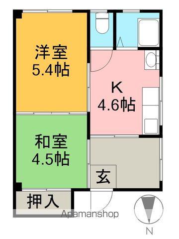 FTビル(2K/3階)の間取り写真