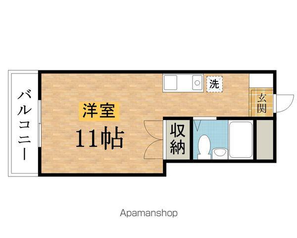 THE RESIDENTIAL明神町(ワンルーム/2階)の間取り写真