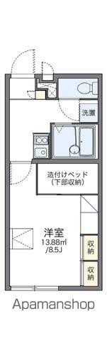 レオパレスサンバレー黒崎(1K/2階)の間取り写真