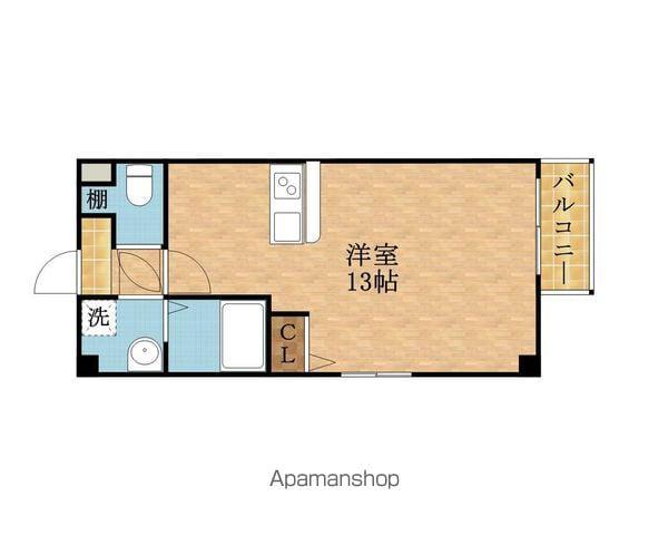 パーラム守口(ワンルーム/3階)の間取り写真