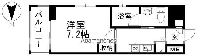 ALATO丸の内(1K/9階)の間取り写真