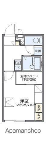 レオパレスみえ(1K/2階)の間取り写真
