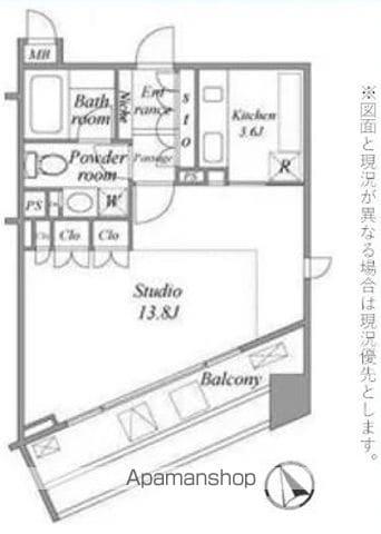 ラヴォーグ南青山 7階階 間取り