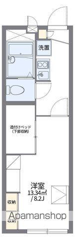 レオパレスSOLUCION4(1K/1階)の間取り写真