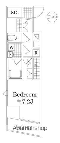 ARKMARK東向島AZ(1K/6階)の間取り写真