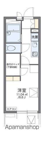 レオパレスサラバンド(1K/4階)の間取り写真