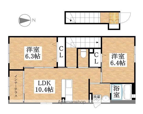 ルミエールコート(2LDK/2階)の間取り写真