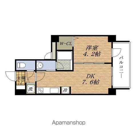 S-RESIDENCE ESAKA(1DK/2階)の間取り写真