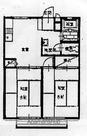 グリーンヒルズ宮武(2DK/2階)の間取り写真