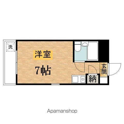 エントピア・タナカ(ワンルーム/3階)の間取り写真