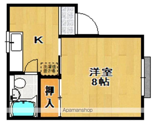 小林コーポ(1K/2階)の間取り写真