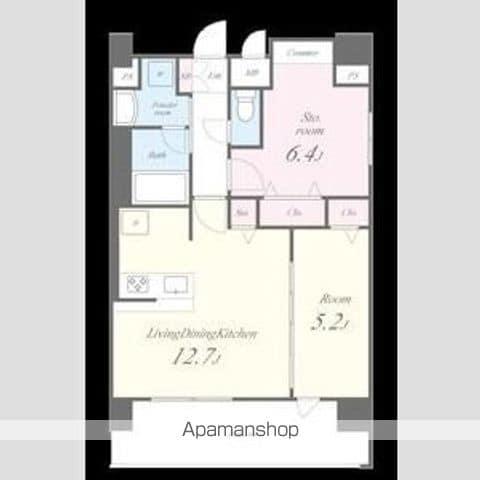 セイワパレス吹上公園(1SLDK/7階)の間取り写真