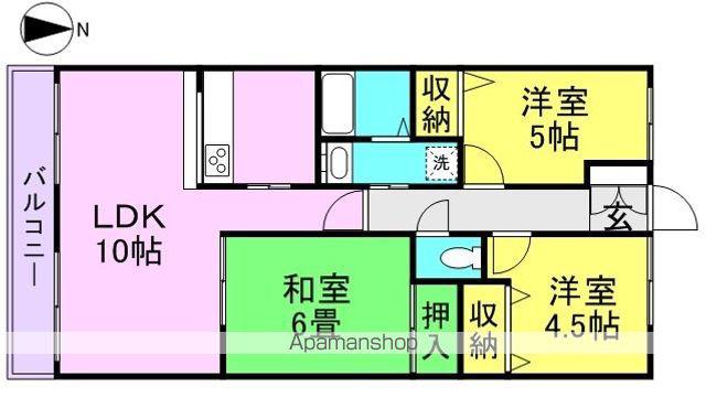 CHANGUIII泉(3LDK/12階)の間取り写真