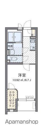 ミランダエレガンスⅡ(1K/1階)の間取り写真