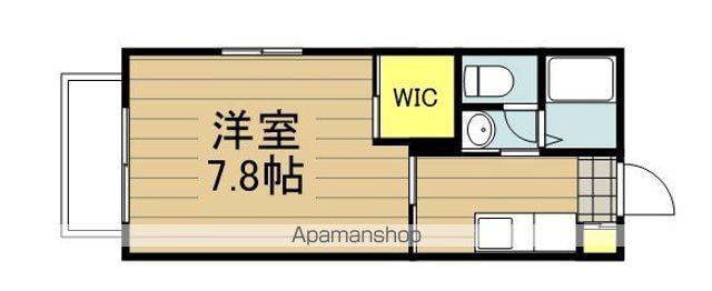 ハイムガーツラントB(1K/2階)の間取り写真