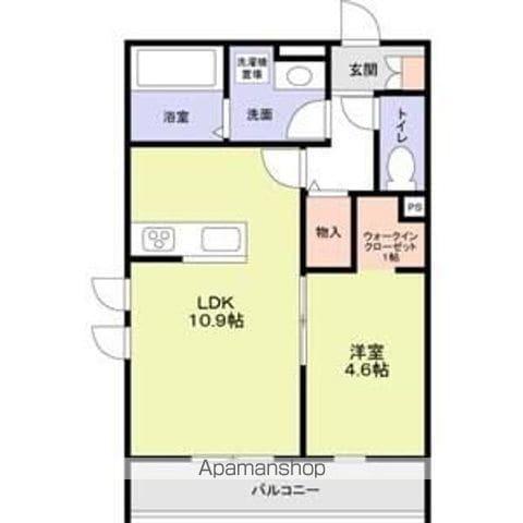 BELL FEMME SATO(1LDK/3階)の間取り写真