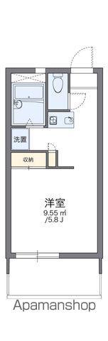 レオパレスKNA(1K/2階)の間取り写真