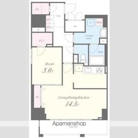 セイワパレス丸の内駅前(1LDK/13階)の間取り写真