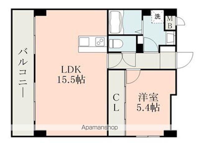 テクノマンション大津Ⅱ(1LDK/6階)の間取り写真