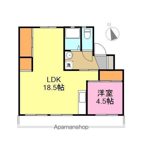 スカイクレスト青葉台1号棟(1LDK/5階)の間取り写真