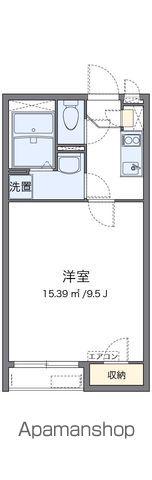 クレイノ樋下(1K/1階)の間取り写真