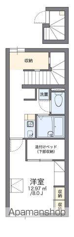 レオパレス蓮花寺(1K/2階)の間取り写真