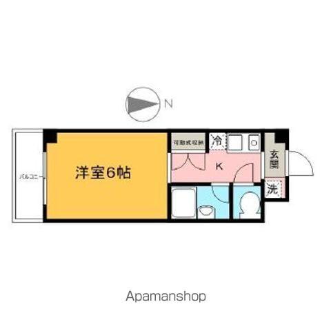 GRAND-MA 幸(1K/3階)の間取り写真