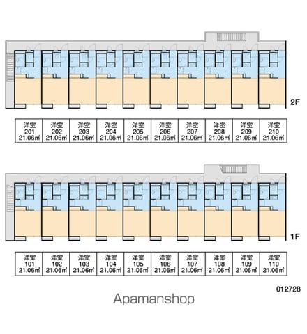 レオパレスアルファ(1K/2階)の間取り写真