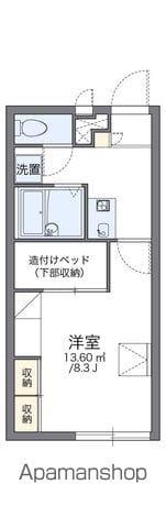 レオパレスグローリーⅡ(1K/2階)の間取り写真