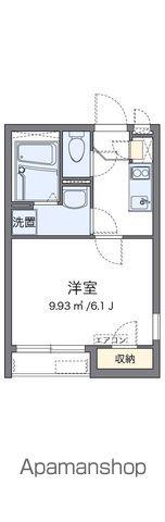 クレイノ新白河(1K/1階)の間取り写真