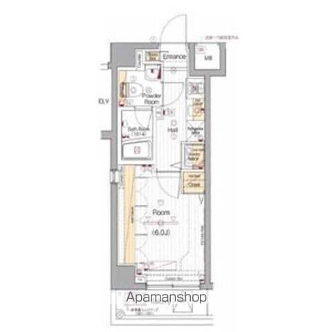 ブライズ西巣鴨(1K/1階)の間取り写真