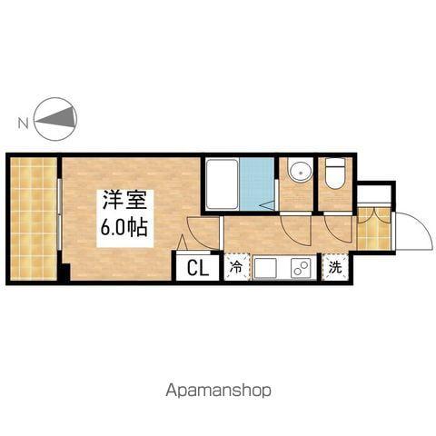 プレサンス葵デュリス(1K/12階)の間取り写真