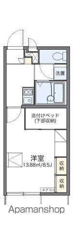 レオパレスSEIRINⅢ(1K/1階)の間取り写真