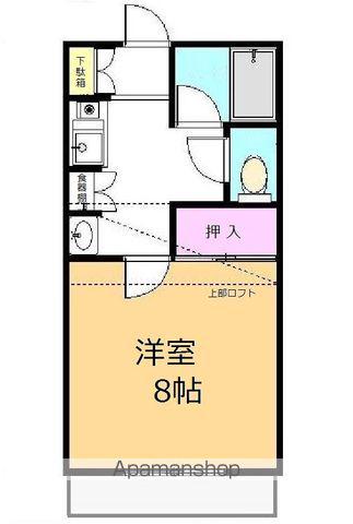 東原町サンハイツ88(1K/1階)の間取り写真