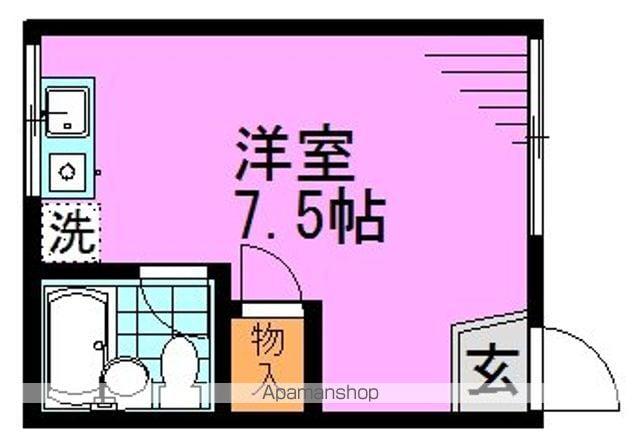 ビラカワシマ(ワンルーム/2階)の間取り写真