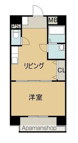 IMASAMORUGEN壱番館(1LDK/3階)の間取り写真