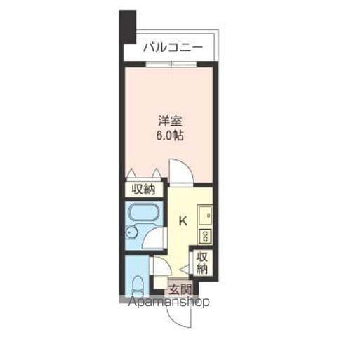 LASANTE板橋本町(1K/7階)の間取り写真
